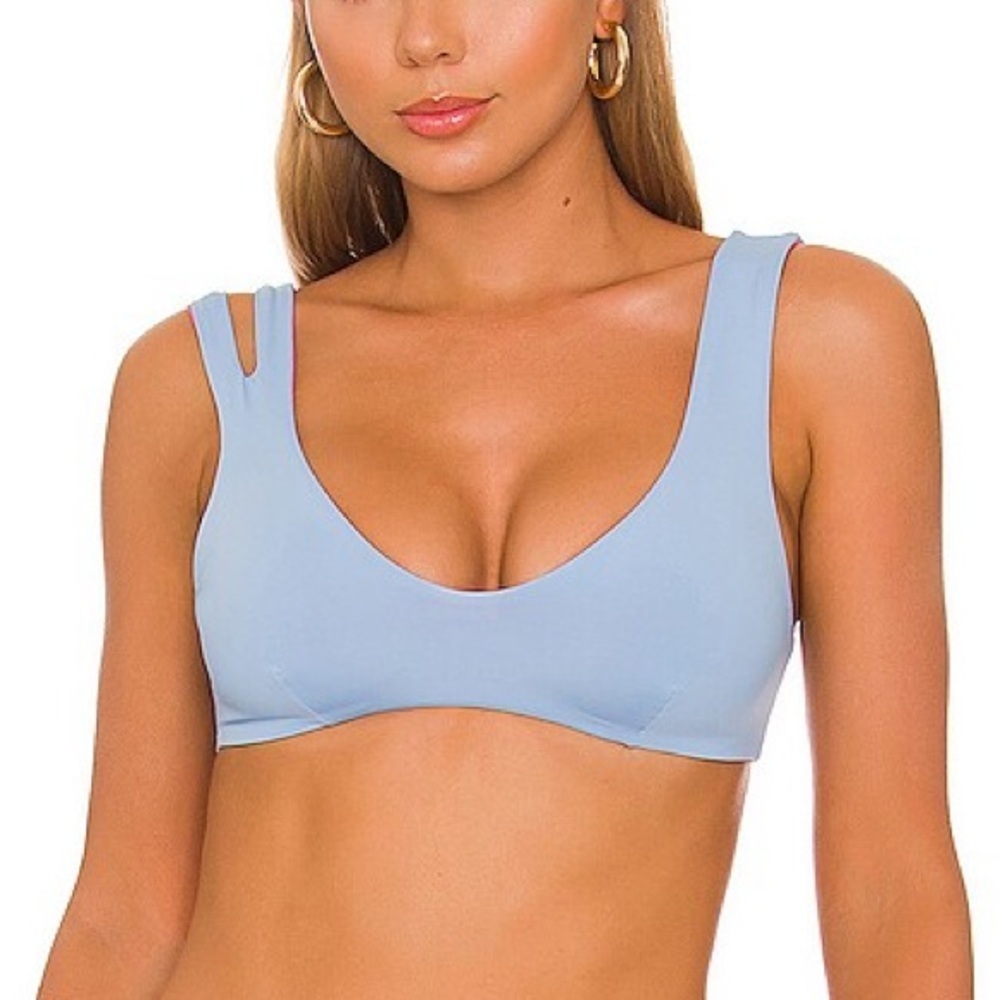 L*SPACE One Wave Reversible Bikini Top
